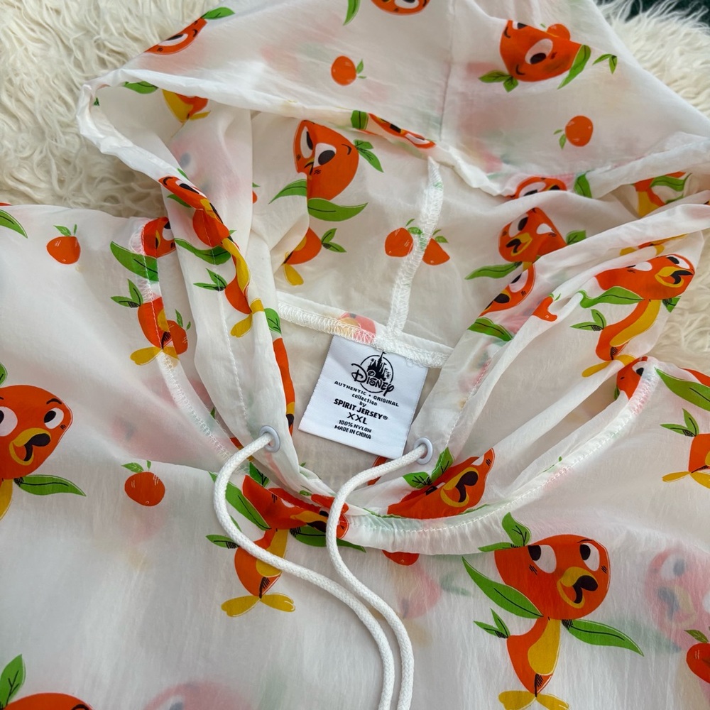 Disney Orange Bird Windbreaker Pullover NEW - Picture 7 of 12